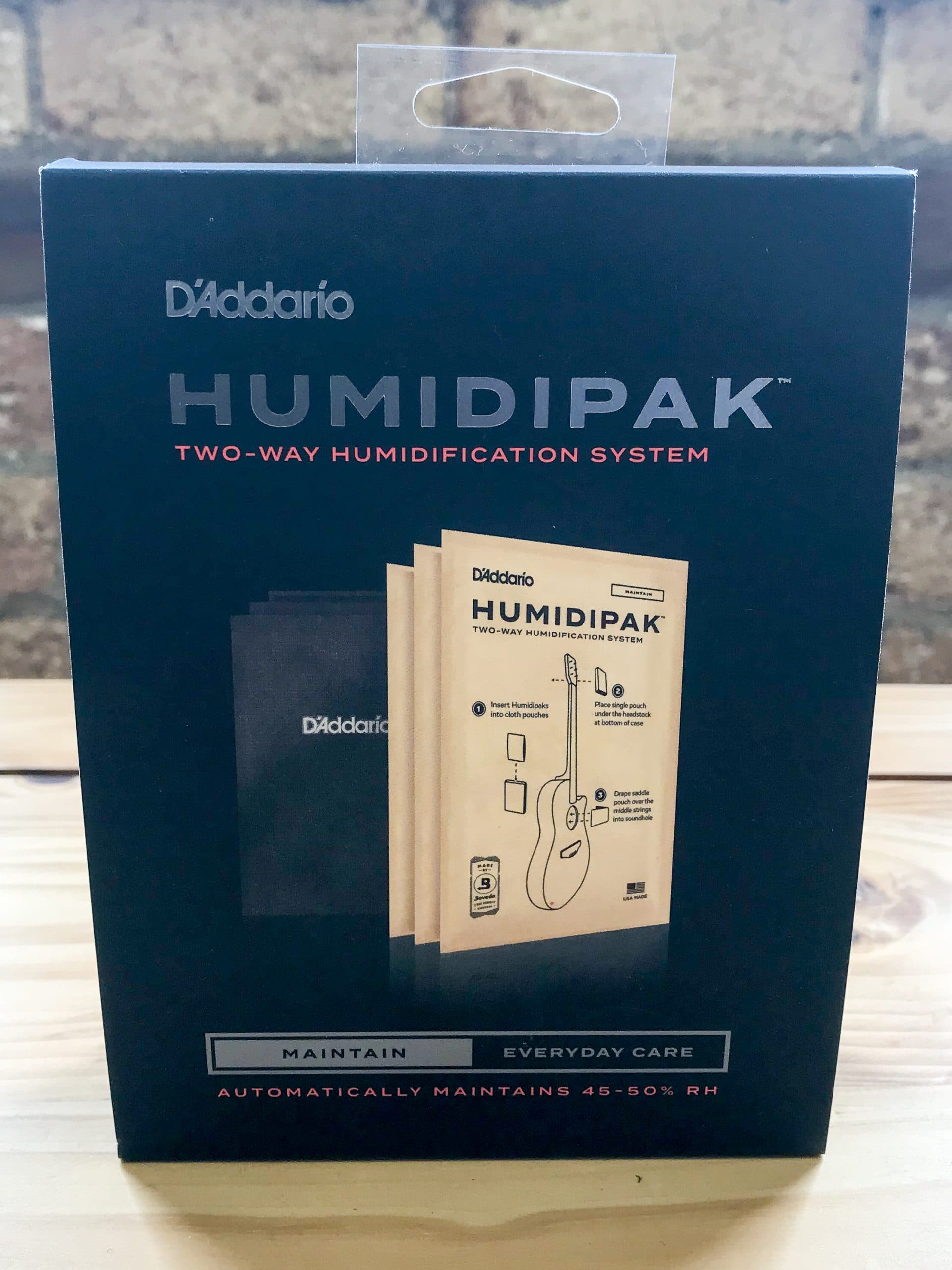 D'Addario Humidipak - Two Way Humidification System